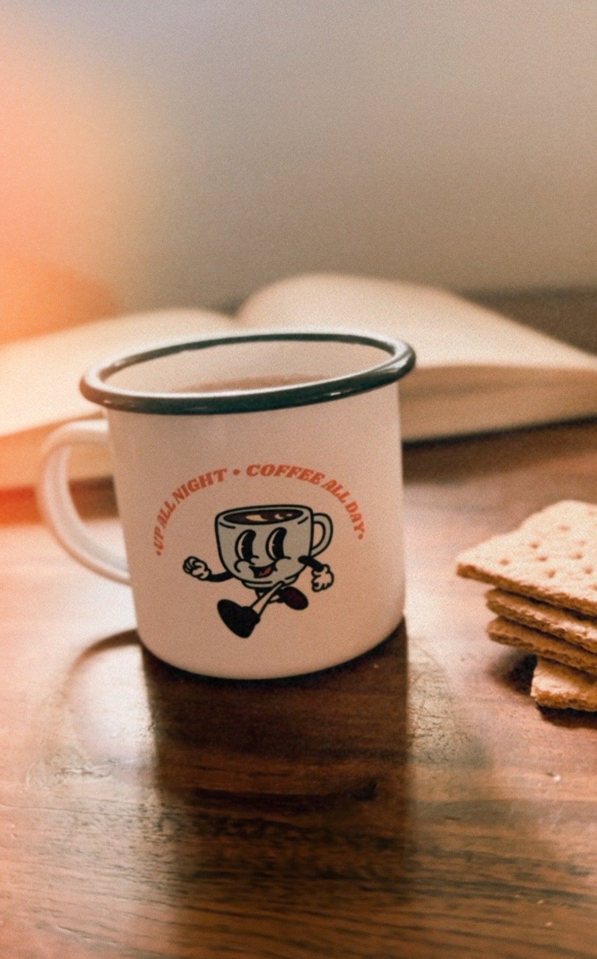 Wally Enamel Mug